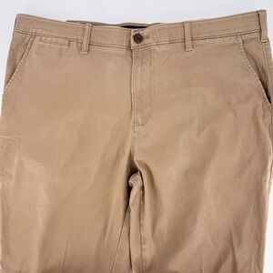 Sonoma Goods For Life Flexwear Khaki Chino Pants Mens 42x30 Tan Stretch Cotton